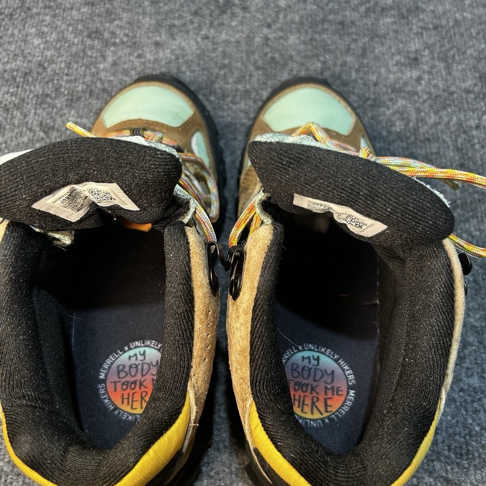 Merrell Moab 3 Mid Unlikely Hikers Waterproof Boots Women 6.5 W Wide J499994W - Picture 4 of 10